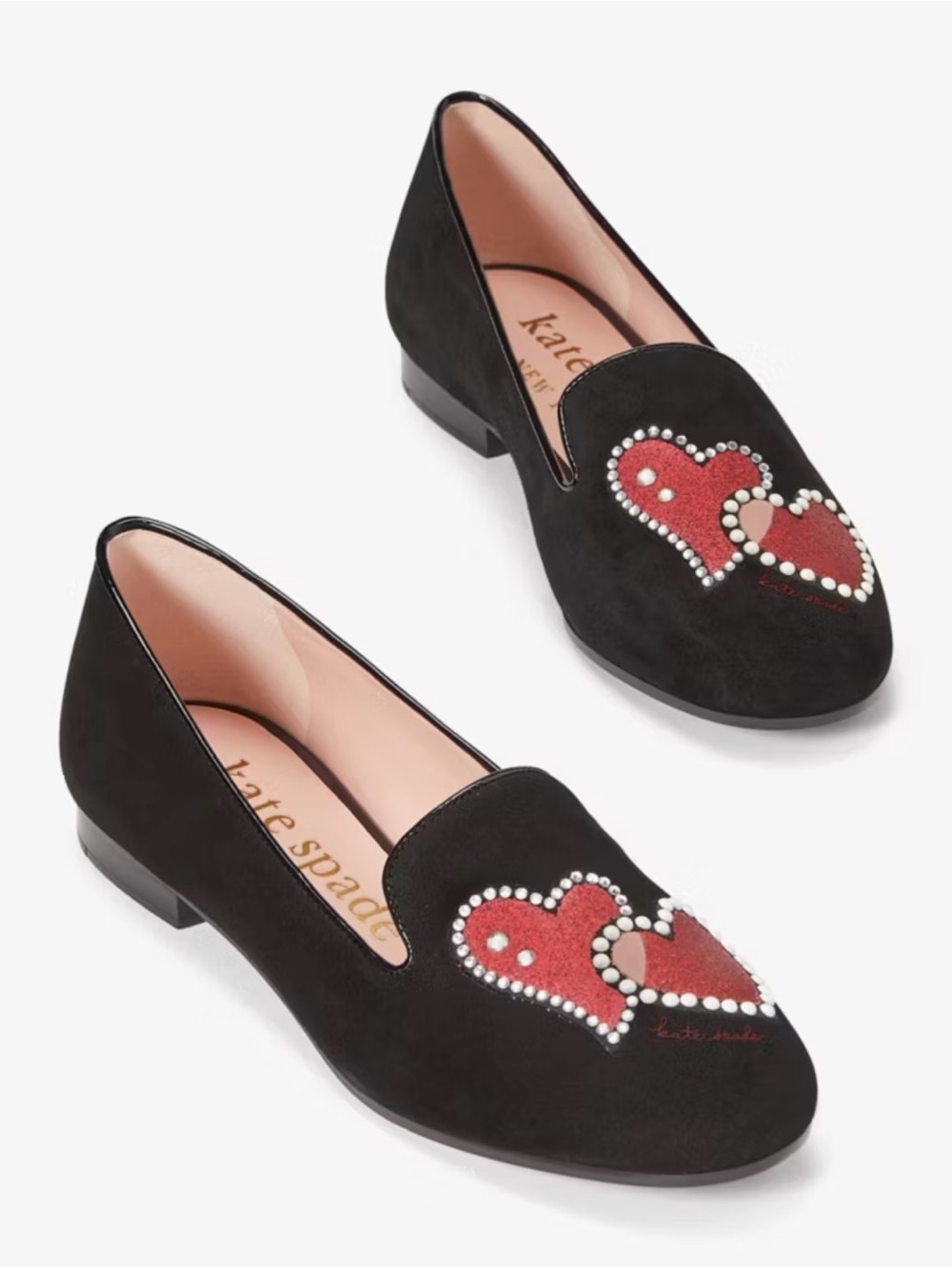 Kate Spade Lounge Hearts Loafers